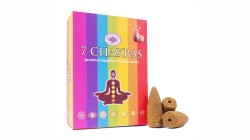 Αρωματικοί Premium κώνοι θυμιάματος "Green Tree 7 Chakras" (backflow)(12 τεμ.)