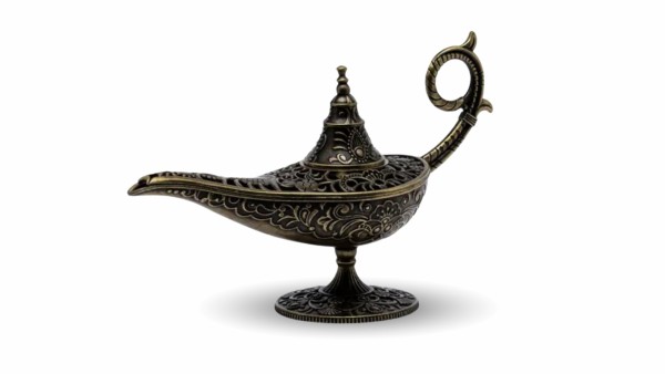 Μεταλλικό θυμιατήρι κώνων "Λυχνάρι του Αλαντίν"
