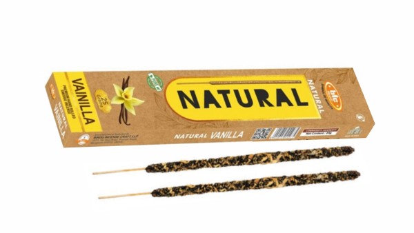 Αρωματικά στικς θυμιάματος Natural - Βανίλια (12 τεμ.)