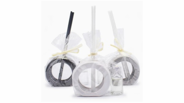 Κεραμικός Αρωματοποιητής με παράθυρο, στικς & υγρό - Κυκλικός