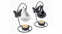 Κρεμαστός Μεταλλικός-Κεραμικός Αρωματοποιητής "Butterfly Zen"