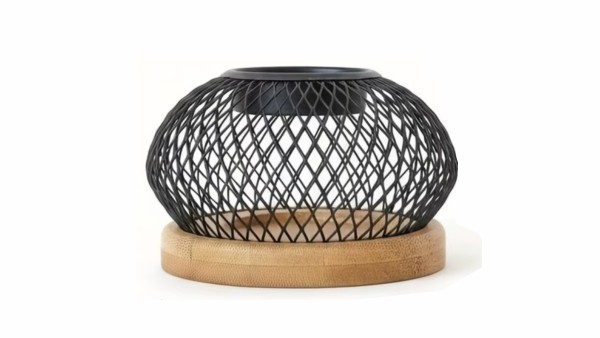 Μεταλλικός-Ξύλινος Αρωματοποιητής "Grid & Wood"