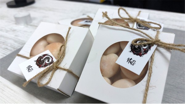 Χειροποίητα Dragon Wax Melts σε σχήμα καρδιάς (80γρ.)