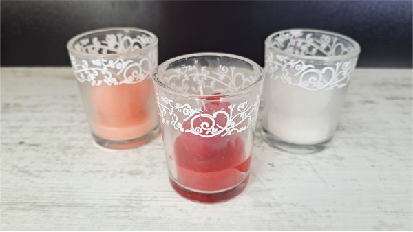 Σφηνάκι-κεράκι με καρδούλα