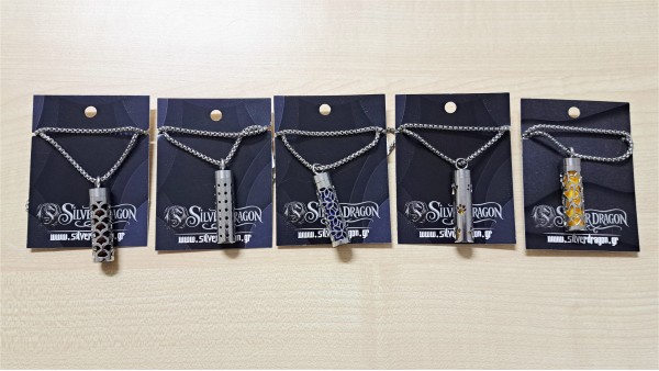 Μεταλλικό αρωματικό κρεμαστό "μενταγιόν" με αλυσίδα