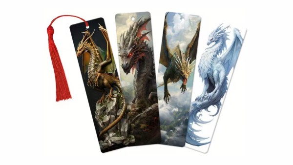 Ξύλινος Σελιδοδείκτης Dragons