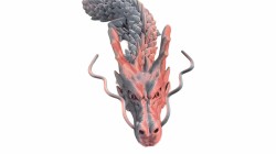 Διακοσμητικός μεγάλος Δράκος 85εκ. (3D Printed)