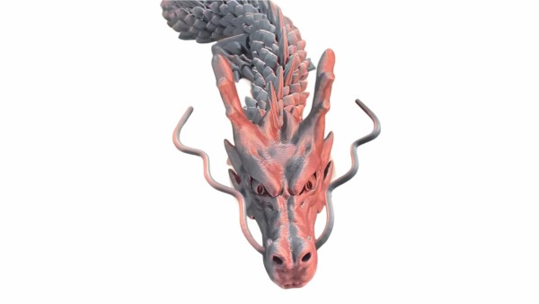 Διακοσμητικός μεγάλος Δράκος 85εκ. (3D Printed)