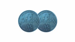 Συλλεκτικό κέρμα Metallica 44th Anniversary Συλλεκτικό κέρμα Metallica 44th Anniversary