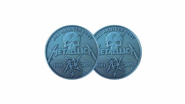 Συλλεκτικό κέρμα Metallica 44th Anniversary