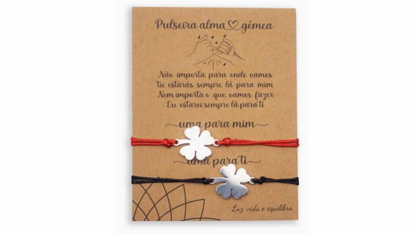 Σετ 2 Βραχιολιών "Τετράφυλλο Τριφύλλι"